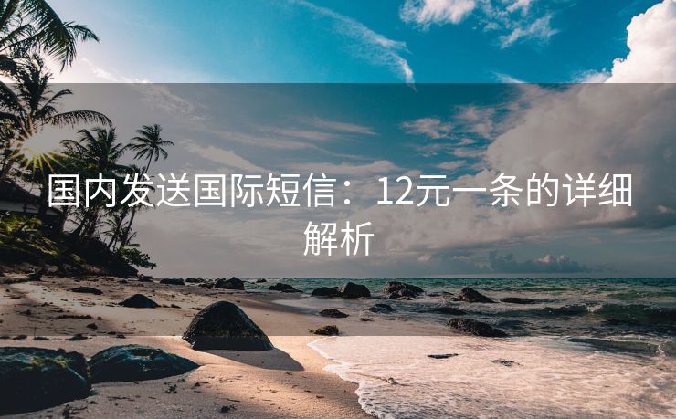 国内发送国际短信：12元一条的详细解析